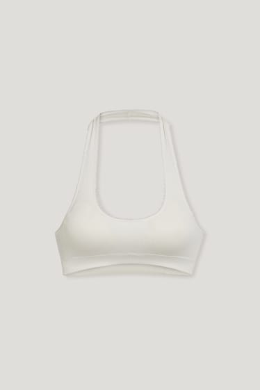 Femei - Bralette - vătuit - alb-crem