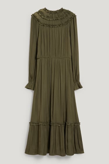 Kobiety - Sukienka fit & flare - ciemnozielony