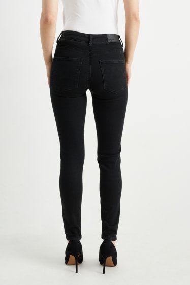 Dona - Skinny jeans - mid waist - shaping jeans - LYCRA® - negre