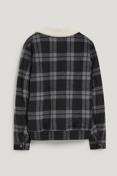 Clockhouse homme - CLOCKHOUSE - veste - à carreaux - noir / gris