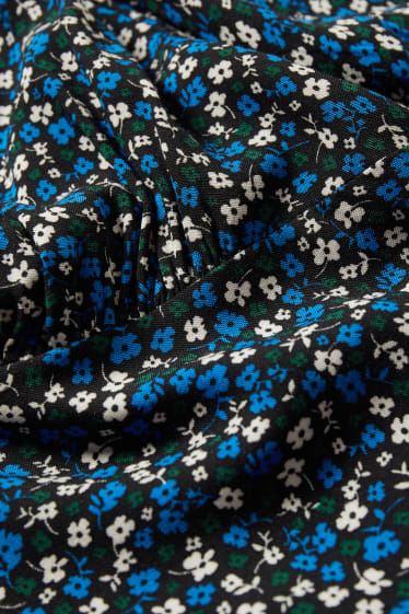 Clockhouse Girls - CLOCKHOUSE - jurk - gebloemd - blauw / zwart