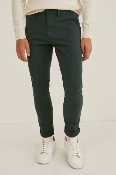 Herren - Chino - Slim Fit - Flex - LYCRA® - dunkelgrün