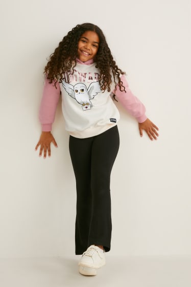 Niñas - Tallas extendidas - Harry Potter - set - sudadera con capucha y leggings - negro / blanco