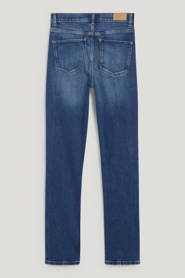 Femei - Slim jeans - talie înaltă - denim-albastru