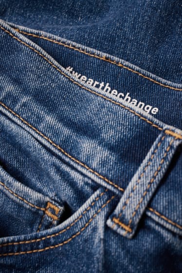Femei - Slim jeans - talie înaltă - denim-albastru