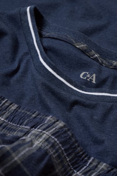 Hommes grandes tailles - Pyjama - bleu foncé