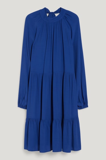 Women - A-line dress - dark blue