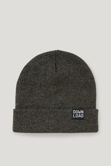 Garçons - Bonnet - gris chiné