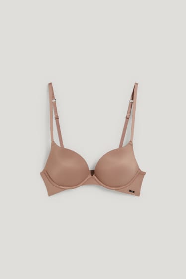 Mujer - Sujetador con aros - con relleno - push-up - Turrón