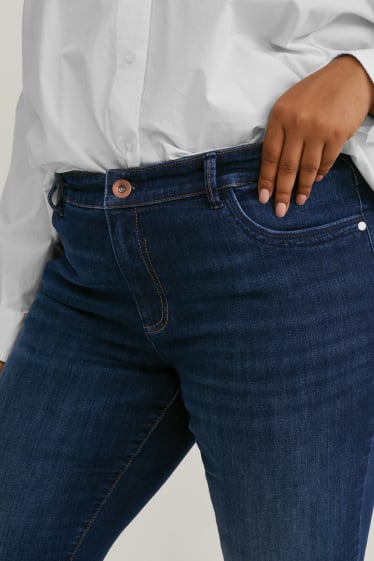 Damen - Slim Jeans - Mid Waist - LYCRA® - jeans-dunkelblau
