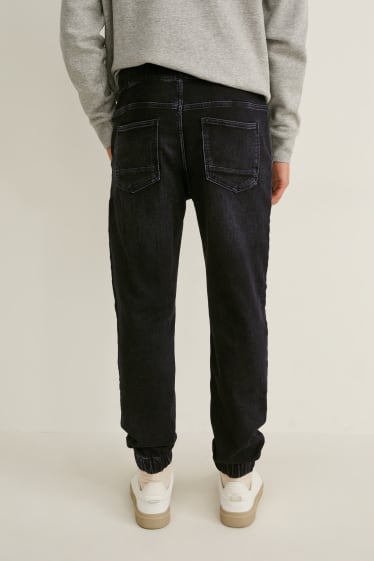 Herren - Tapered Jeans - Flex Jog Denim - LYCRA® - schwarz