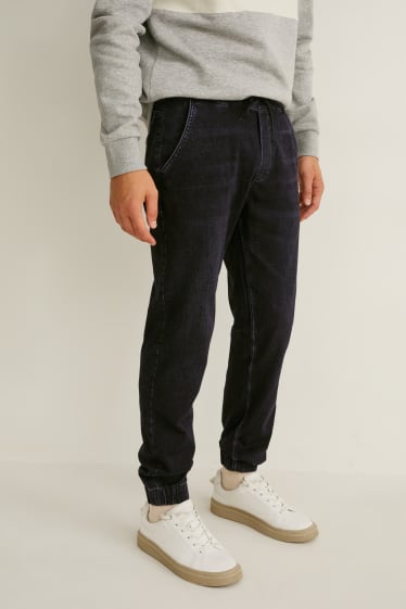 Herren - Tapered Jeans - Flex Jog Denim - LYCRA® - schwarz