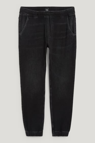 Herren - Tapered Jeans - Flex Jog Denim - LYCRA® - schwarz