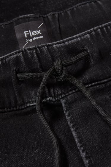 Herren - Tapered Jeans - Flex Jog Denim - LYCRA® - schwarz