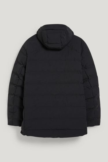 Hommes grandes tailles - Doudoune à capuche - noir