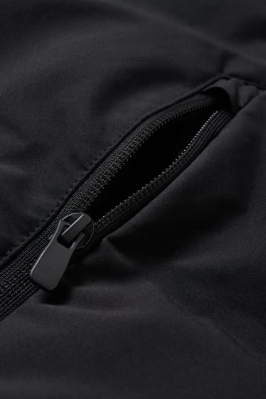 Hommes grandes tailles - Doudoune à capuche - noir