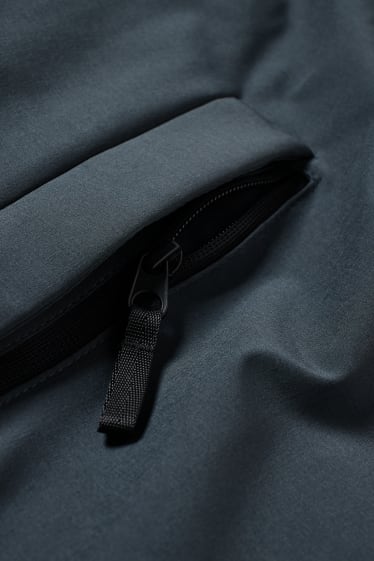 Pánské XL - Parka s kapucí - tmavošedá