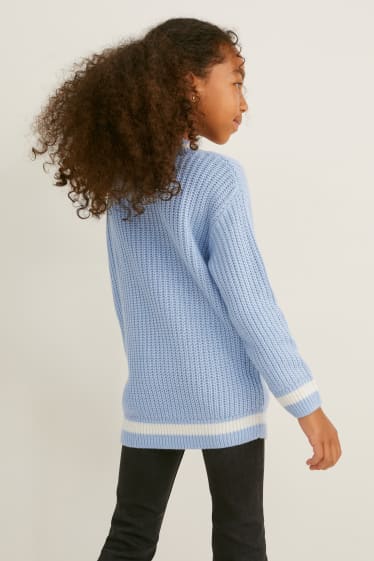 Kids Girls - Sweter - jasnoniebieski