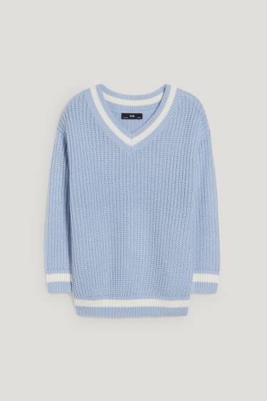 Kids Girls - Sweter - jasnoniebieski