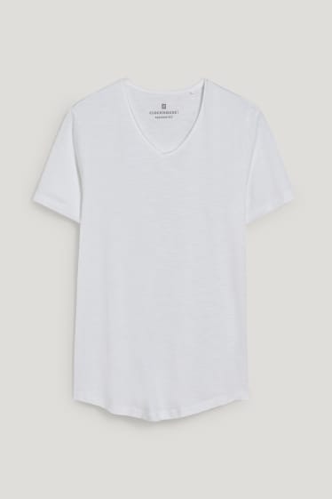 Clockhouse homme - CLOCKHOUSE - T-shirt - blanc