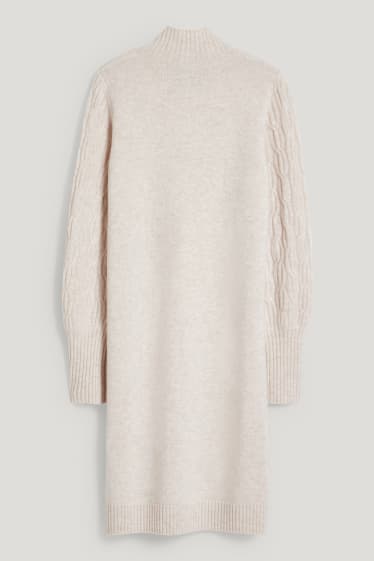 Dona - Vestit de caixmir - beix jaspiat