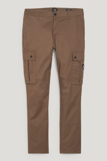 Uomo - Pantaloni cargo - regular fit - LYCRA® - kaki