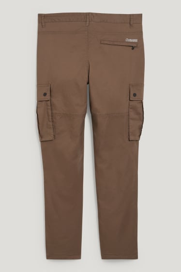 Pánské - Cargo kalhoty - regular fit - LYCRA® - khaki