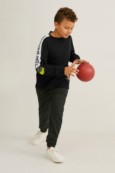 Garçons - Encore plus de tailles - lot de 2 - sweat et sweat à capuche - noir