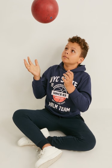 Reverskraag - Uitgebreide maten - set van 2 - hoodie - donkerblauw