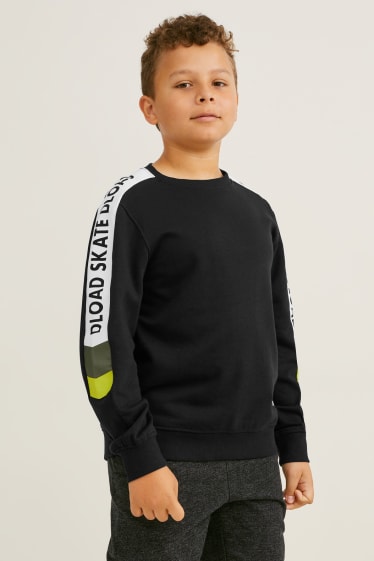 Garçons - Encore plus de tailles - lot de 2 - sweat et sweat à capuche - noir