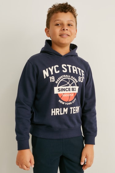 Reverskraag - Uitgebreide maten - set van 2 - hoodie - donkerblauw