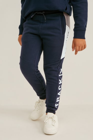 Kids Boys - Extended Sizes - Multipack 2er - Jogginghose - dunkelblau