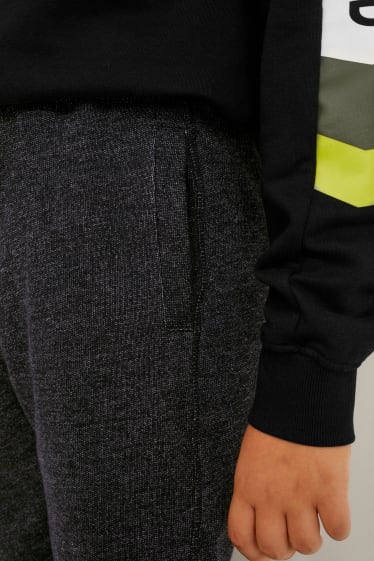 Niños - Tallas extendidas - pack de 2 - pantalones de deporte - negro