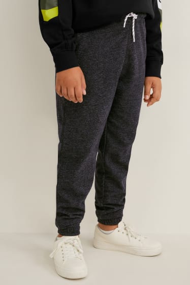Niños - Tallas extendidas - pack de 2 - pantalones de deporte - negro