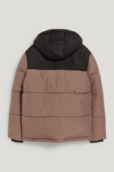 Clockhouse Boys - CLOCKHOUSE - quilted jacket with hood - light brown