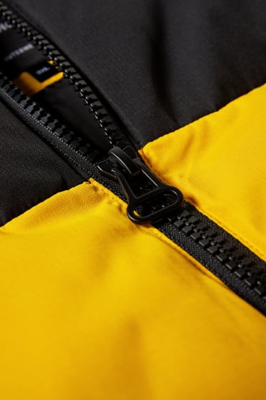 Exclusivo online - CLOCKHOUSE - chaqueta acolchada con capucha - amarillo