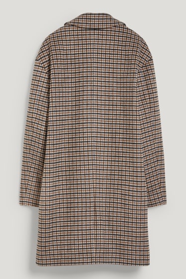 Clockhouse femme - CLOCKHOUSE - manteau - à carreaux - beige / bleu