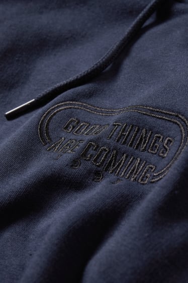 Exclusivo online - CLOCKHOUSE - sudadera con capucha - azul oscuro