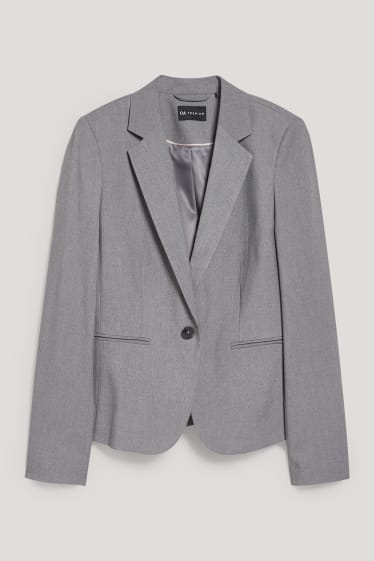 Women - Blazer - regular fit - gray-melange