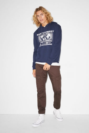 Clockhouse Boys - CLOCKHOUSE - pantaloni cargo - slim fit - marrone scuro