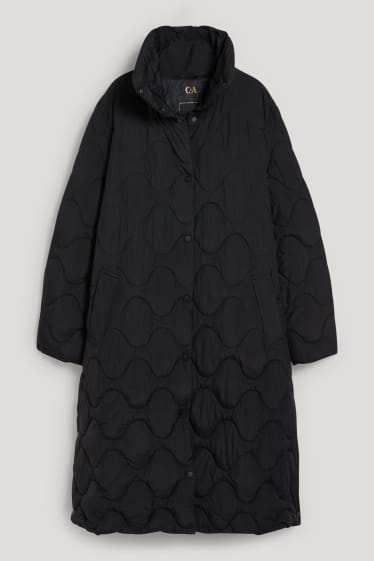 Donna - Cappotto trapuntato - da materiali riciclati - nero