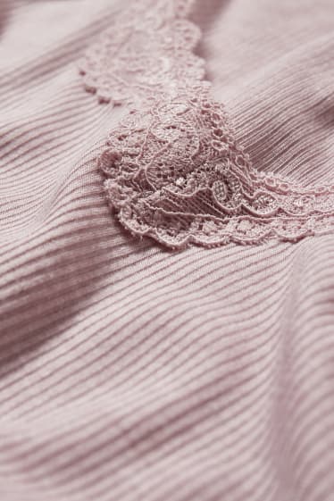 Donna - Maglia pigiama - rosa scuro