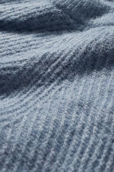 Damen - Pullover - blau-melange