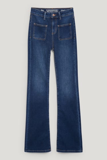 Clockhouse Girls - CLOCKHOUSE - flared jeans - high waist - denim-blue