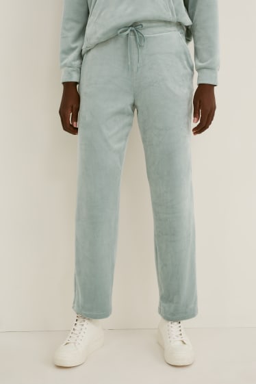 Femei - Pantaloni de trening basic - verde mentă