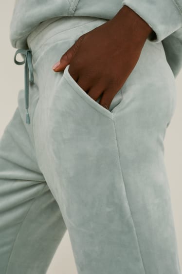 Femei - Pantaloni de trening basic - verde mentă