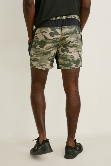 Hombre - Shorts funcionales - verde oscuro