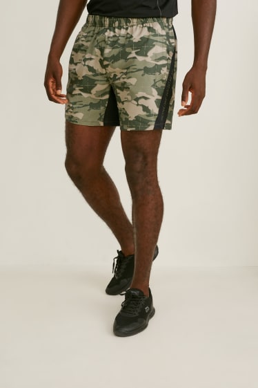 Hombre - Shorts funcionales - verde oscuro