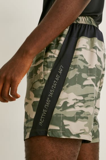 Hombre - Shorts funcionales - verde oscuro
