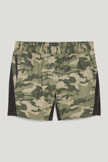 Hombre - Shorts funcionales - verde oscuro